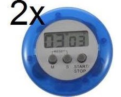 Kookwekker - 2 stuks - Blauw