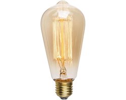 Kooldraadlamp - edison vintage retro gloeilamp - Decoratie lamp - E27 grote fitting 40 watt - ST64