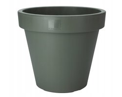 Koopman - Tuinpot - 25cm - Ronde Vorm - Ciemnogroen - Decoratief