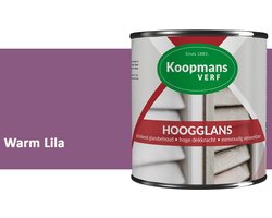 Koopmans Hoogglans Lakverf Binnen & Buiten – Voor Hout en Metaal – Krasvast – Hoge Dekkracht – Kozijnen, Deuren & Meubels – Warm Lila – 375 ml