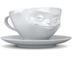 Kop en schotel Grinsend