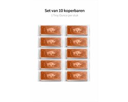 Koper baar 1troy ounce - Buffalo Design koper baar