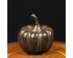 Koperen Beeldje - Dieren Figuur - Bureau Decoratie - Antiek Design - 3.5x3.2cm - Koperkleurig