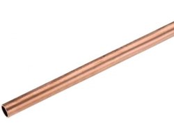 Koperen Buis 20mm OD 2mm Muurdikte 100mm Lengte Naadloos - Waterleiding