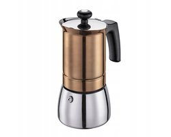 Koperen koffiezetapparaat RVS Koperkleurig - 4 Kopjes