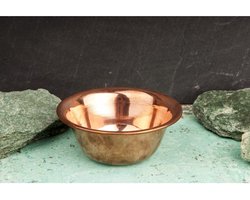 Koperen schaal glad 11,7 cm