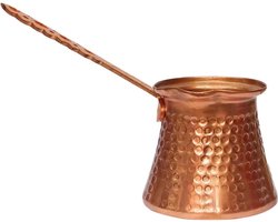 Koperen Turkse Koffiemok - Espresso Cezve Koud Koffiezetapparaat - Metalen Turkije Koffiepot - Messing Theebereider