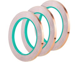 Kopertape - Kopertape Slakken - Kopertape tegen Slakken - Koper Slakken - Koper Tape - Anti Slakken Tape - Tape tegen Slakken - Planten Bescherming - Anti Slakken - Slakkenval - Anti Insect Kopertape - Anti Insect Tape