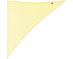 Kopu® Schaduwdoek Driehoek 500x500x710 cm - Waterdicht - 230 grams - Creme