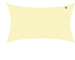 Kopu® Schaduwdoek Rechthoek 3x5 m Waterdicht - Zonnedoek - Creme