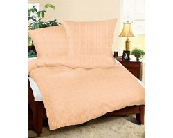 Kora Kussensloop 50x60 Oranje Katoen met Rits