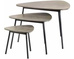 Kos bijzettafel 60x57xH45 cm driehoekig