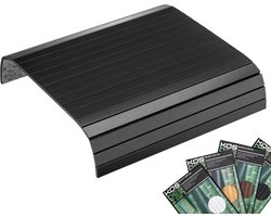 Kos Design Armleuning Organizer - Banktafel - Bank Organizer - Bank Dienblad - flexibel dienblad armleuning - Bamboe - Beschermende Coating - Zwart - Wit - Anti Slip