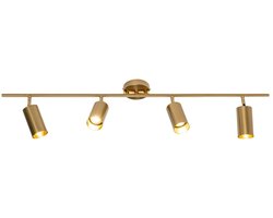 Kosilum - Estrid - Plafondlamp - Goud/Messing - Metaal en aluminium
