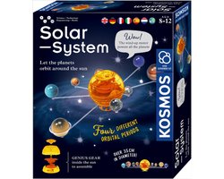 Kosmos Solar System – Experimenteerset – Bouw een draaibaar zonnestelsel – Inclusief verf, planeten en lichtmodule – Zonnestelsel bouwen