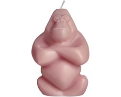 Kosta Boda Gabba Gabba gorilla kaars H11.5cm roze