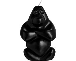 Kosta Boda Gabba Gabba gorilla kaars H11.5cm zwart