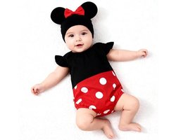 Kostuum lieveheersbeestje voor baby's en peuters 0-9 maanden