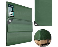 KOTARBAU® Afdekzeil, Polyethyleen, 3 x 3 m, Olijfgroen, 120 g/m2, Waterdicht, Zeil Afdekking, Beschermzeil voor Meubels, Afdekzeil uv-bestendig, Zeil voor bescherming buiten