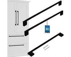 Kotarbau - Meubelgreep - Klassiek en Modern - Lang - Zwart Mat