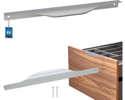 Kotarbau - Meubelgreep - Krawędziowy - Aluminium - Srebrn