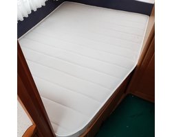 Koudschuim de luxe HR55/HR60 matras op maat voor Hobby UFE 495/ UFE 460/ UFE 540 ULA 495 / ULA 460 / ULA 540 17cm dik. Ook aan te raden bij personen met (rug) klachten.