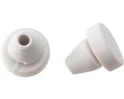 Kozijnbuffer Wit 3.5mm – Set van 10 | Rubber Deur- & Raambuffer | Aanslagdop tegen Rammelende Deuren | Geluiddempend & Duurzaam