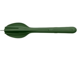 Koziol Bestekset Klikk 22,2 Cm Thermoplast Donkergroen 3-delig