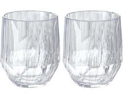 Koziol - Club No.24 - Superglas - 300ml - Glas - Set van 2