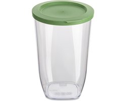 Koziol - Connect Voorraadpot Rond 1,5 liter - Kunststof - Groen