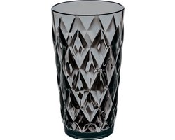 Koziol - Drinkbeker - 450ml transparant grijs - kunststof