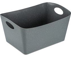 Koziol Recycled - Boxxx L Opbergbox 15 liter - Kunststof - Grijs