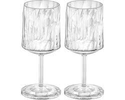Koziol - Superglas Club No. 09 Wijnglas 200 ml Set van 2 Stuks - Kunststof - Transparant