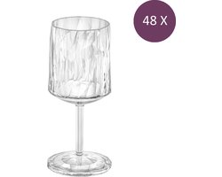 Koziol - Superglas Club No. 09 Wijnglas 200 ml Set van 48 Stuks - Kunststof - Transparant