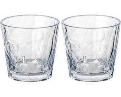 Koziol - Superglas Club No. 22 Glas 250 ml Set van 2 Stuks - Thermoplastic - Transparant -