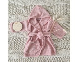 Kraamcadeau giftbox essentials XS roze - Meisje - Babygeschenkset - Baby cadeau - Kraammand
