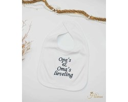 Kraamcadeau voor meisjes - jongens - Hawsaz.nl cadeau -Gepersonaliseerd - Babygeschenkset - slabbetje met tekst Opa en Oma - Babycadeau - Babyversorging - Babyshower - Genderneutraal - geboortecadeau - Hawsaz.nl