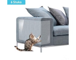 Krab schade bescherming voor Katten en Honden | 6 Stuks | Extra-Grote beschermers | voor Bank Meubel Interieur | Transparant