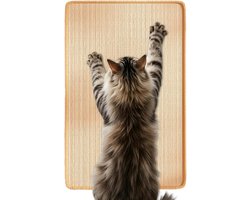 Krabkussen voor katten, kleverige meubelbeschermer krabplank | Sisal kattenkrabber voor binnen, voor thuis, boerderij, woonkamer, slaapkamer, balkon, slaapbank vloer