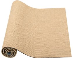 Krabmat Voor Katten - Klimmuur Kat - Klimwand - Bescherming Van Meubels - Krabbescherming - Zelfklevend - Krabmat Voor Aan Bank - Voor meubels, muren, Banken en tapijt - 40 x 200 Cm - Khaki