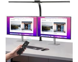 Krachtige LED bureaulamp met 10 helderheidsinstellingen en afstandsbediening - ideaal voor kantoor en studie