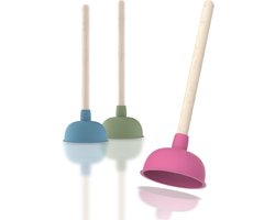 Krachtige Ontstopper voor WC, Afvoer, Wastafel en Douche - Rood