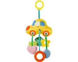Kraftverdia - Montessori Speelgoed vanaf Baby 1 tot 4 jaar - Educatief speelgoed voor baby's - Kinderspeelgoed Onderweg - Baby Speelgoed 0-3-6-12 Maanden - Ophangbaar - Baby-bijtspeeltjes - Baby sensorisch speelgoed - Auto