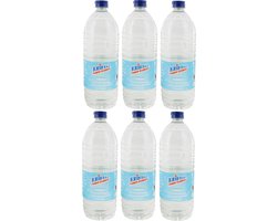 Kristal schoonmaakazijn Eucalyptus 6X1 liter kalk en groene aanslag verwijderen Voor binnen en buiten Schoonmaakmiddel Schoonmaakvloeistof