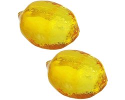Kristallen Fruit Beeldje - Glasdecoratie Ornament - Woonkamer Decoratie - Exquise Ambachten - 59 x 40 mm - Helder