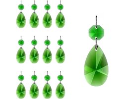 Kristallen Kroonluchter Prisma's - Druppel Hangers Glas - Decoratie Verlichting Maken - K9 Kristal Kwaliteit - 12 stuks 38 mm