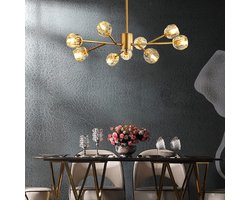 Kristallen Kroonluchter Voor Woonkamer Slaapkamer Amerikaanse Kroonluchter Koperen Lamp Boomtak