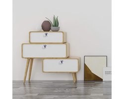 Kristallen meubelknoppen - 8 stuks - 30 mm