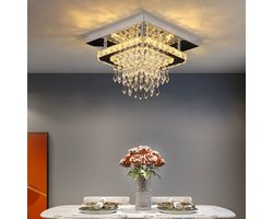 Kristallen - Plafondlamp - LED - Kristallen - Chroom Kroonluchter - Warm Wit - Hanger - Verlichting - Hal - Keuken - Slaapkamer - Woonkamer