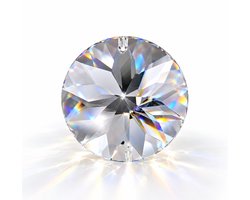 Kristallen Suncatcher Rond – Regenboog Kristal – Raamdecoratie – Kristallen Hanger – 4,5 cm